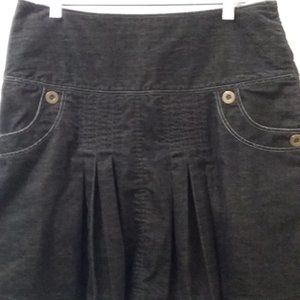 San Francisco Jean shirt - pleat, short